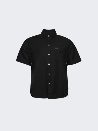 Shop Rhude Button Up Shirt In Black