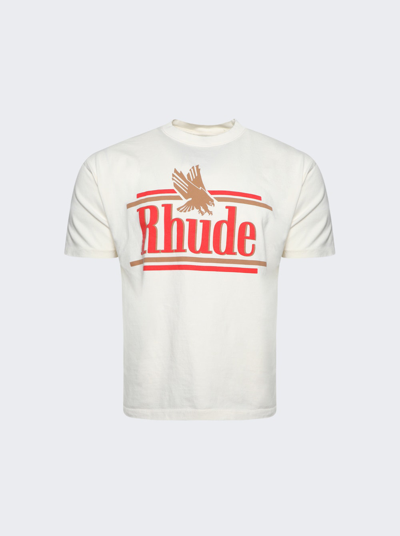 Shop Rhude Rossa Tee In Vintage White