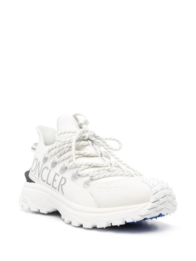 Shop Moncler Sneakers Trailgrip Lite 2 In White