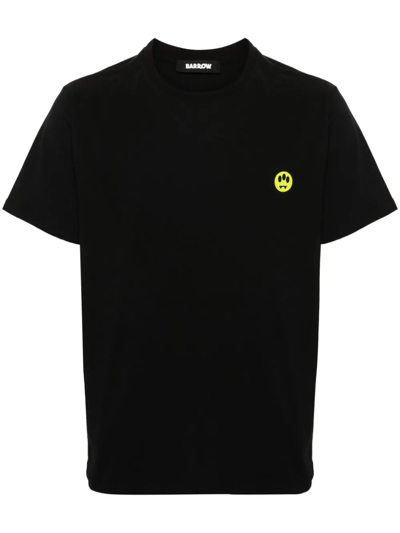 Shop Barrow T-shirt Unisex Con Motivo Volto In Black