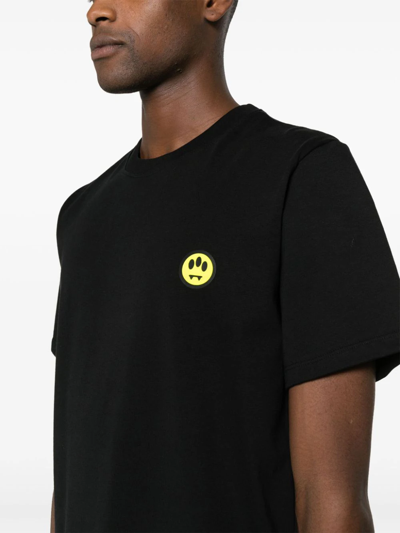 Shop Barrow T-shirt Unisex Con Motivo Volto In Black