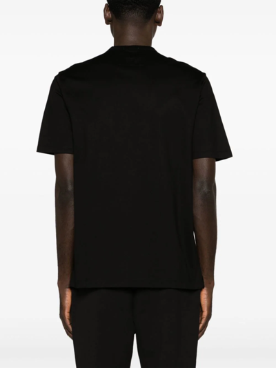 Shop C.p. Company T-shirt Short Sleeve Mercerized Jersey In Black