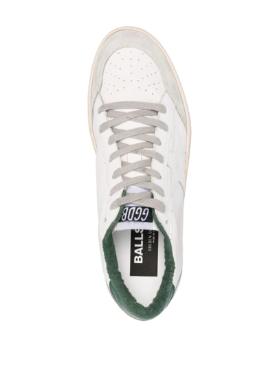 Shop Golden Goose Sneakers Ball-star Effetto Vintage In White