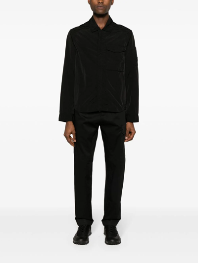 Shop C.p. Company Overshirt Chrome-r In Black