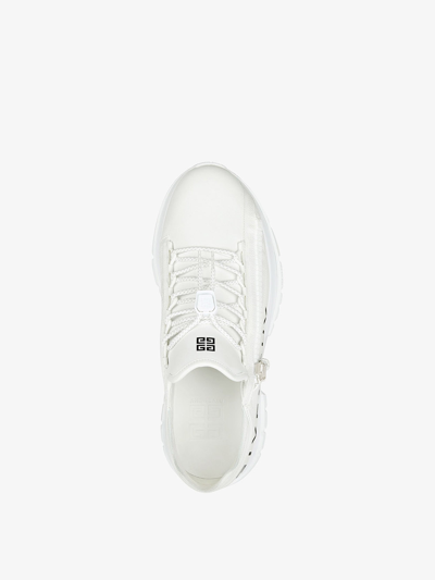 Shop Givenchy Sneakers Da Running Spectre In White