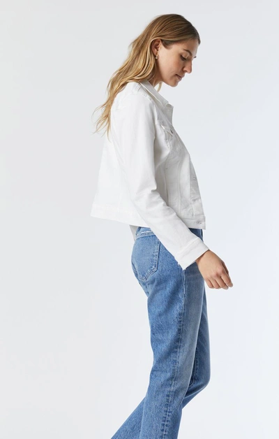 Mavi Samantha Jacket In Double White Supersoft In White