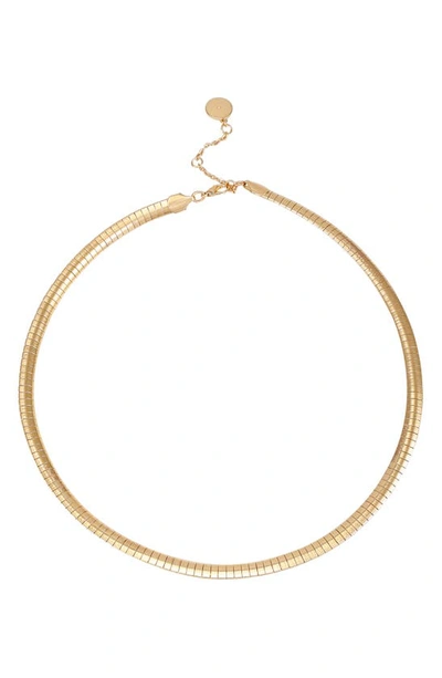 Shop Vince Camuto Snake Chain Collar Necklace In Gold