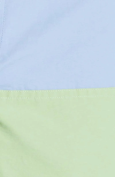 Saturdays Surf Nyc Ennis Colorblock Board Shorts In Hydrangea
