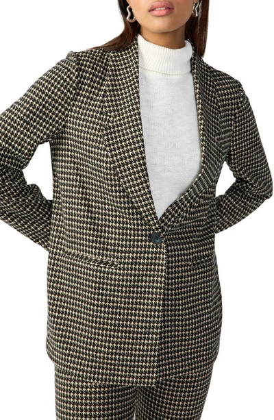 Shop Sanctuary City Houndstooth Blazer In Vanilla Mi