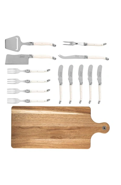 French Home 14-piece Charcuterie Board Set In Faux Ivory