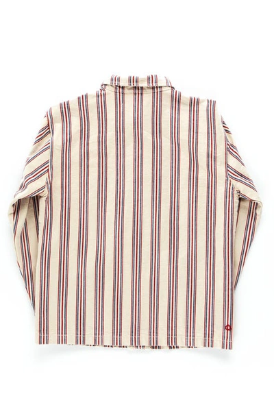 Imperfects Creators Stripe Chore Coat In Flying Colors