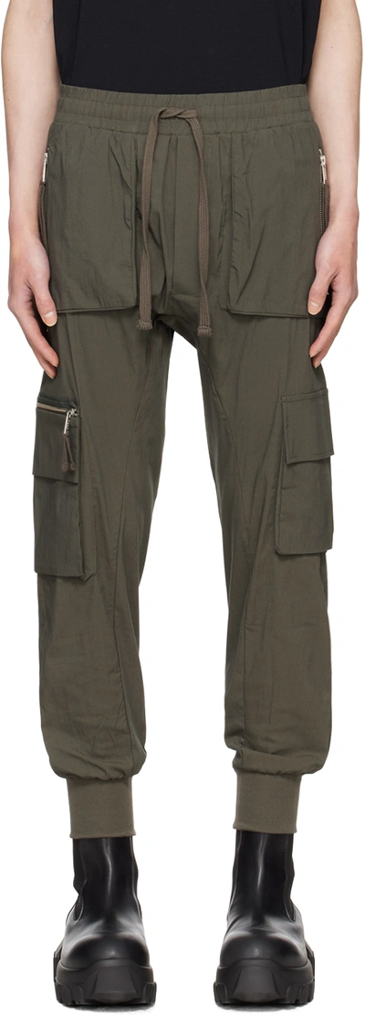 Shop Thom Krom Green M St 442 Cargo Pants In Ivy Green