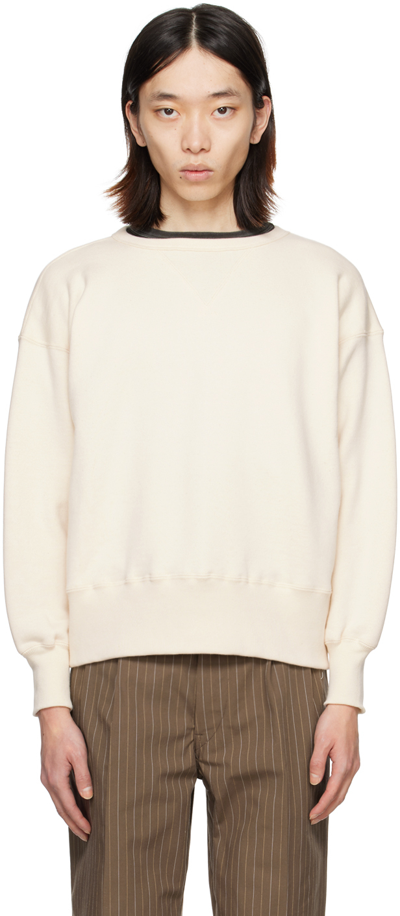 Shop Taiga Takahashi Off-white Lot. 603 Sweatshirt In Ivory