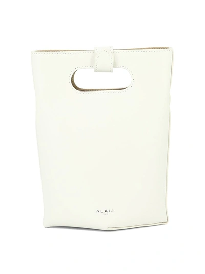 Shop Alaïa "folded" Handbag In White