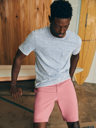 Faherty Belt Loop All Day Shorts (9") In Faded Flag