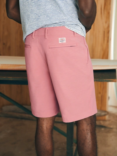 Shop Faherty All Day Shorts (9" Inseam) In Faded Flag