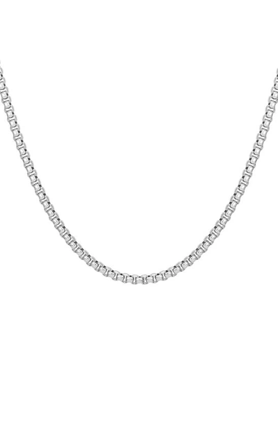 Shop Vince Camuto Box Chain Necklace In Ir