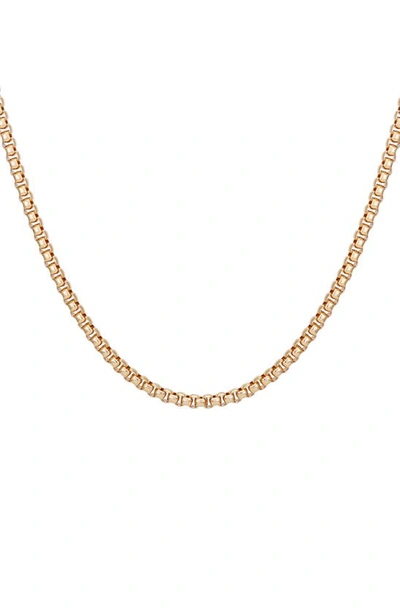 Shop Vince Camuto Box Chain Necklace In Gold