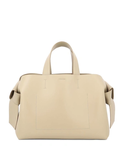 Shop Acne Studios "musubi" Handbag In Beige