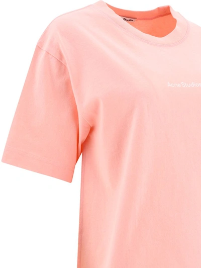 Shop Acne Studios "" T-shirt In Pink