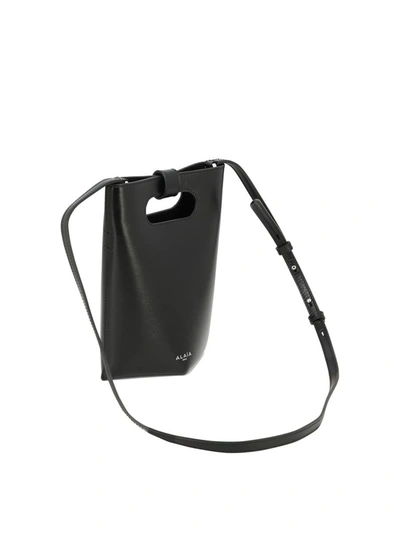 Shop Alaïa "folded" Handbag In Black