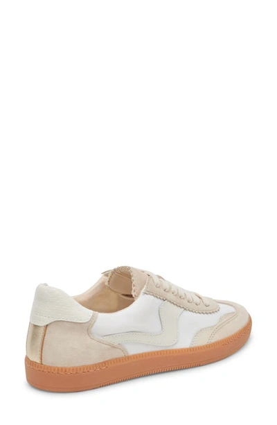 Dolce Vita Notice X Platform Sneaker In Ivory Multi Nylon