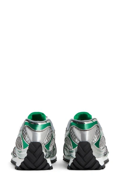 Shop Bottega Veneta Orbit Low Top Sneaker In Silverarakeet