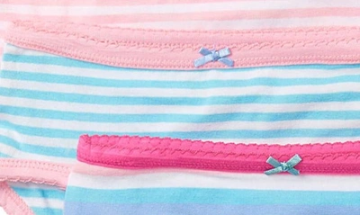 Shop Hatley Kids' Stripe 3-pack Assorted Briefs In Pink