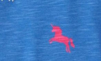 Shop Hatley Kids' Unicorn Print Glow In Blue