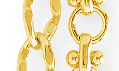 Sterling Forever 14k Plated Selena Layered Chain Necklace In Gold