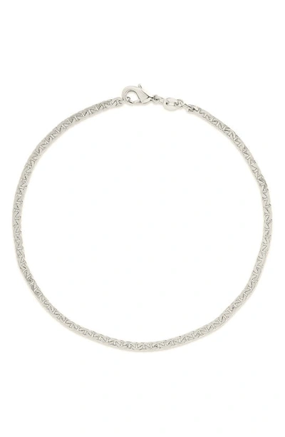 Shop Sterling Forever Arya Anklet In Silver