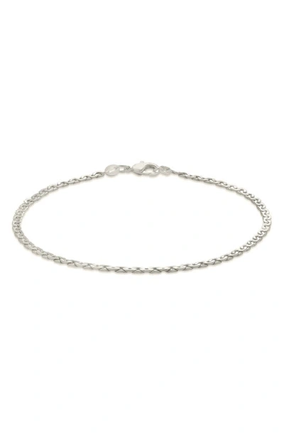 Shop Sterling Forever Arya Anklet In Silver