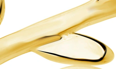 Sterling Forever Sterling Silver Liana Band Ring In Gold