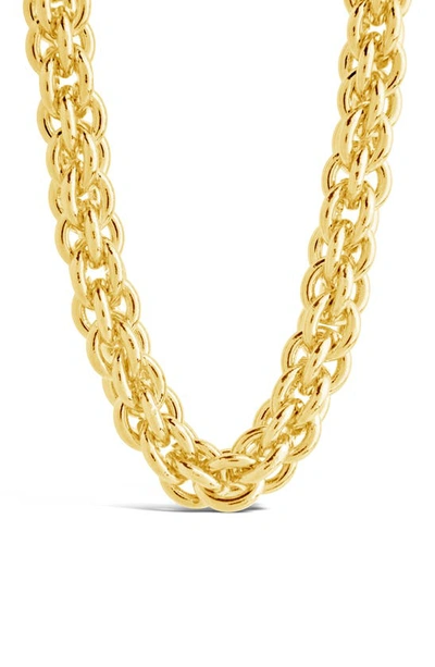 Shop Sterling Forever Yara Chain Necklace In Gold