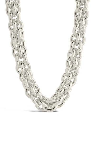 Shop Sterling Forever Yara Chain Necklace In Silver