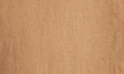 Vince Linen Button-up Shirt In Caramel Desert