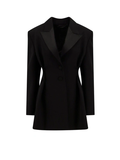Shop Givenchy Collared Blazer In Black