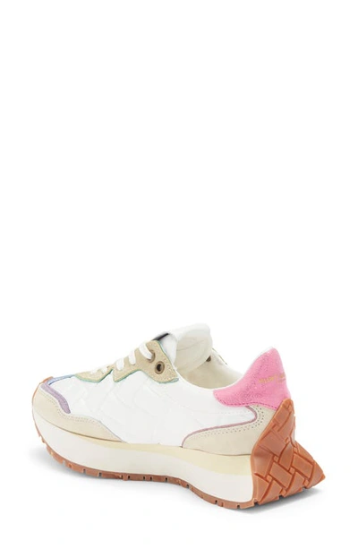 Shop Kurt Geiger Quilt Trainer Sneaker In White