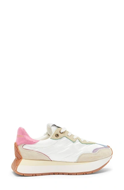 Shop Kurt Geiger Quilt Trainer Sneaker In White