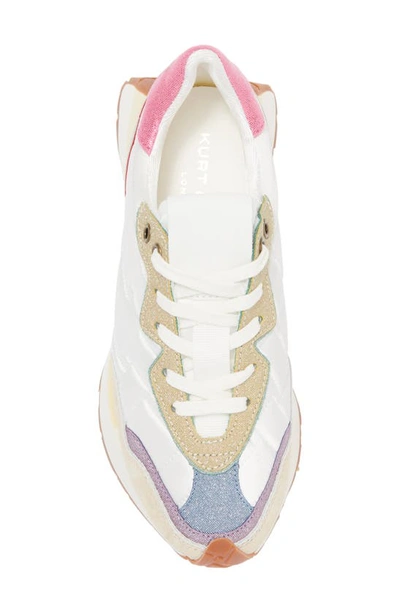 Kurt Geiger Quilt Trainer Sneaker In White