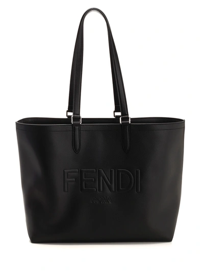 Shop Fendi Tote Bag In Black
