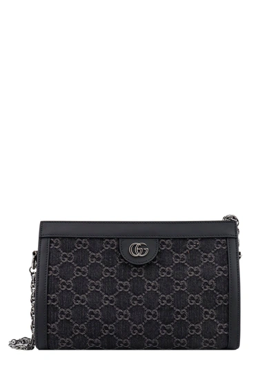 Shop Gucci Ophidia Gg Shoulder Bag In Black