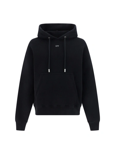 Shop Off-white Hoodie In Black White