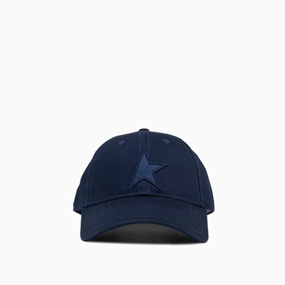 Shop Golden Goose Star Baseball Cap In Dark Blue