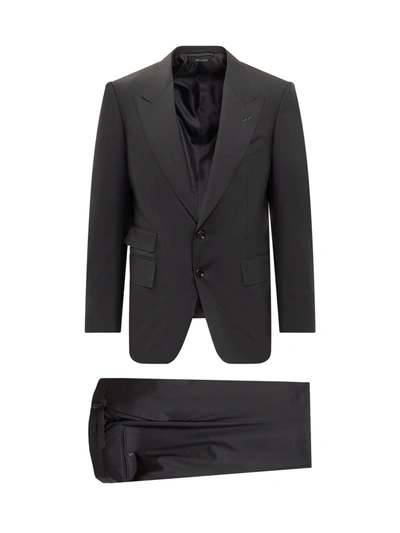 Shop Tom Ford Two Piece Suit In Ink