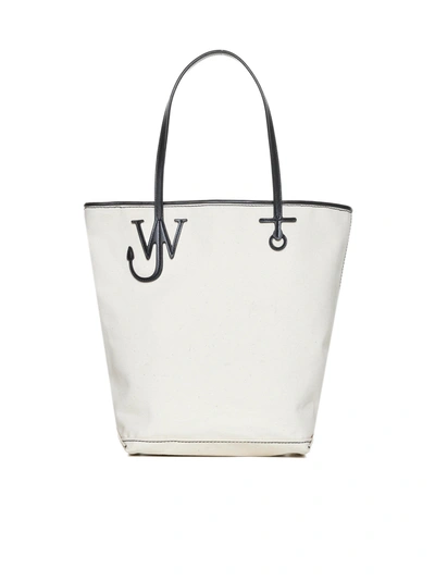 Shop Jw Anderson J.w. Anderson Tote In Natural/ Black