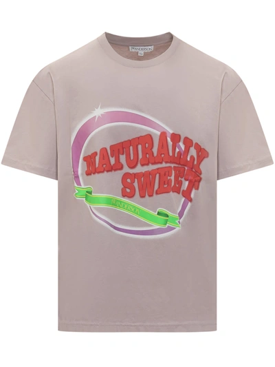 Shop Jw Anderson J.w. Anderson Naturally Sweet T-shirt In Purple