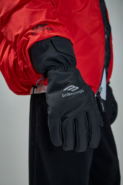 Shop Balenciaga Gl Ski Gloves