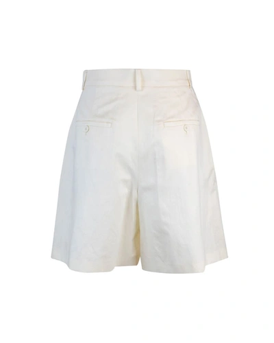 Shop Weekend Max Mara Shorts In Ivory