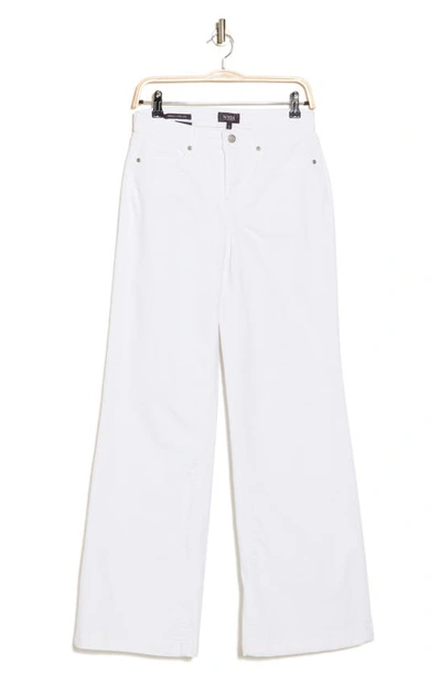 Shop Nydj Teresa Cuff Wide Leg Jeans In Optic White